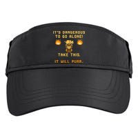 ITS DANGEROUS TO GO ALONE! TAKE THIS. IT WILL PURR Adult Drive Performance Visor