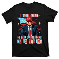 I Don’T Think He Even Knows What He Is Saying Biden Trump Debate Quote T-Shirt