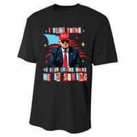 I Don’T Think He Even Knows What He Is Saying Biden Trump Debate Quote Performance Sprint T-Shirt