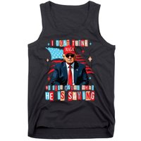 I Don’T Think He Even Knows What He Is Saying Biden Trump Debate Quote Tank Top