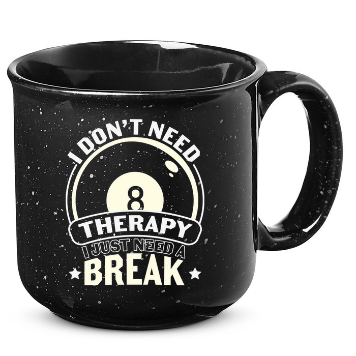 I Don't Theraapy I Just Need A Break Billiards Dad Gift For Father’s Day 15oz Campfire Ceramic Mug