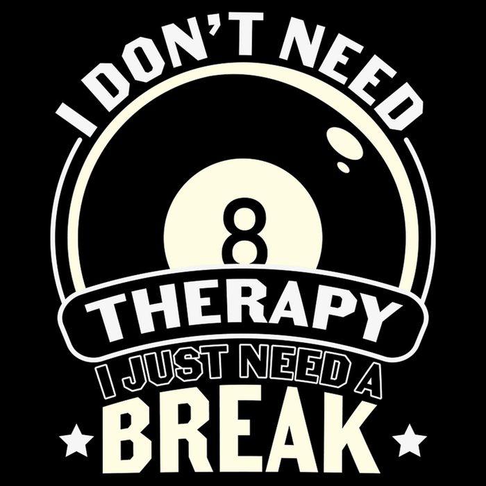 I Don't Theraapy I Just Need A Break Billiards Dad Gift For Father’s Day Drawstring Bag