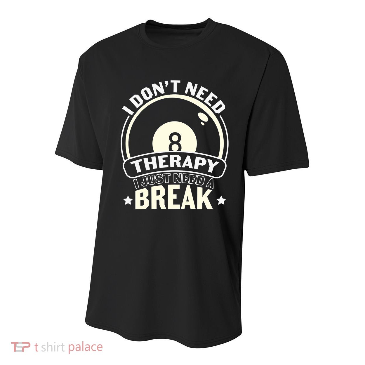 I Don't Theraapy I Just Need A Break Billiards Dad Gift For Father’s Day Youth Performance Sprint T-Shirt