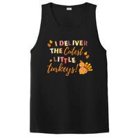 I Deliver The Cutest Little Turkeys NICU L&D Nurse Thankful PosiCharge Competitor Tank