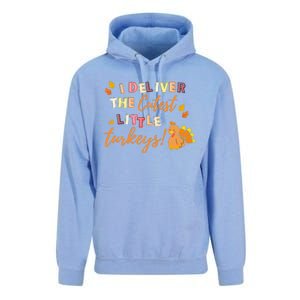 I Deliver The Cutest Little Turkeys NICU L&D Nurse Thankful Unisex Surf Hoodie