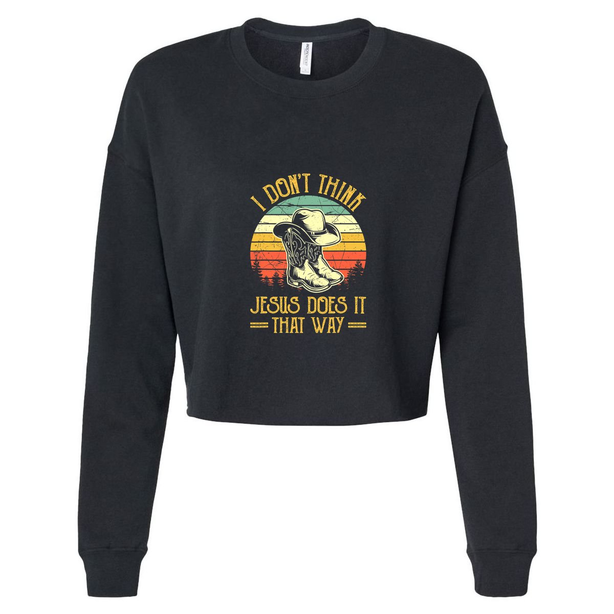 I Don't Think Jesus Does It That Way Southern Western Cool Comfort Performance Bucket Hat