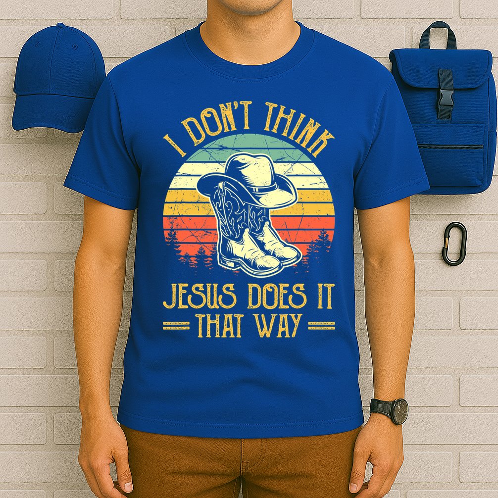 I Don't Think Jesus Does It That Way Southern Western T-Shirt