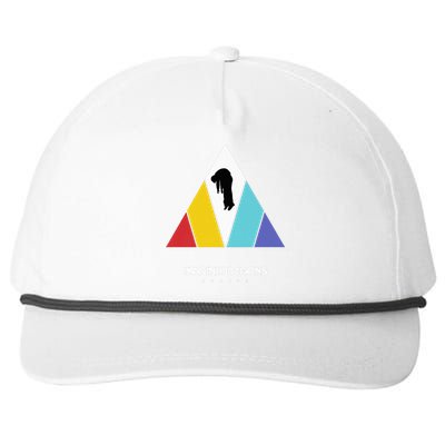 I.M.A.G.I.N.E. D.R.A.G.O.N.S Triangle Logo Red Yellow Mint Purple Snapback Five-Panel Rope Hat