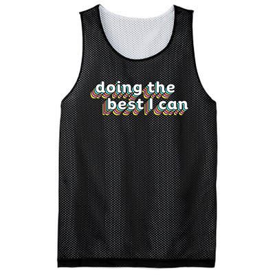 I’M Doing The Best I Can Motivational Mesh Reversible Basketball Jersey Tank