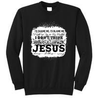 I Don't Think Jesus Does It That Way Bleached Christian Sweatshirt