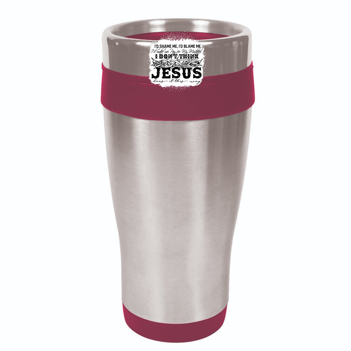 I Don't Think Jesus Does It That Way Bleached Christian Bucket Hat