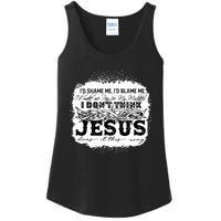 I Don't Think Jesus Does It That Way Bleached Christian Ladies Essential Tank