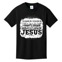 I Don't Think Jesus Does It That Way Bleached Christian Kids T-Shirt