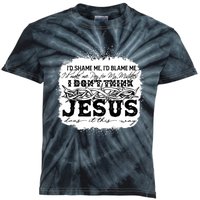 I Don't Think Jesus Does It That Way Bleached Christian Kids Tie-Dye T-Shirt