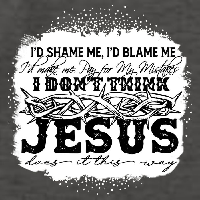 I Don't Think Jesus Does It That Way Bleached Christian Vector Backpack