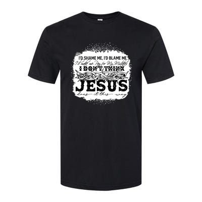 I Don't Think Jesus Does It That Way Bleached Christian Softstyle CVC T-Shirt