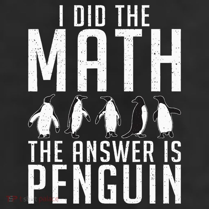 I did the Math the Answer is Penguin funny Cool Comfort Performance Bucket Hat