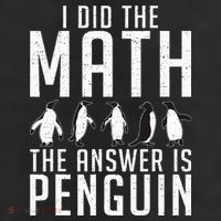 I did the Math the Answer is Penguin funny Adult Drive Performance Visor