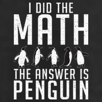 I did the Math the Answer is Penguin funny Microfiber Hand Towel