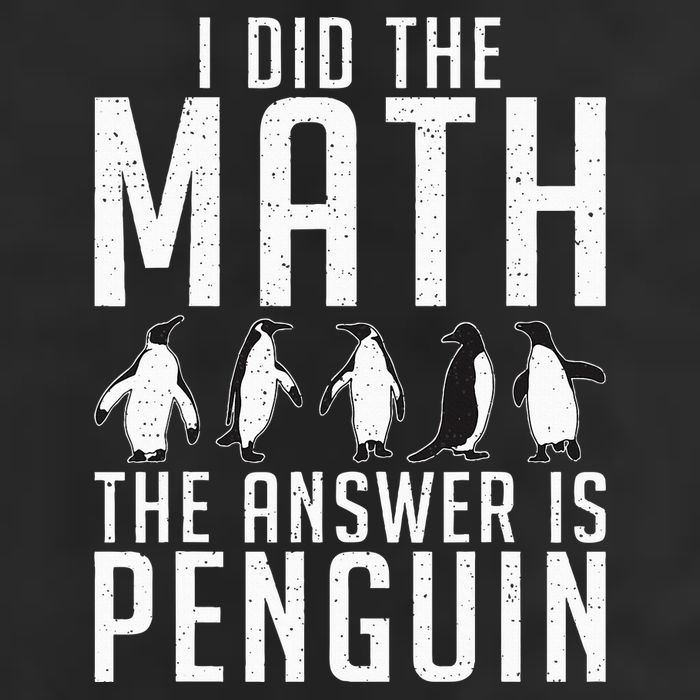 I did the Math the Answer is Penguin funny Microfiber Hand Towel