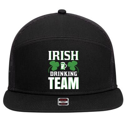 Irish Drinking Team 7 Panel Mesh Trucker Snapback Hat