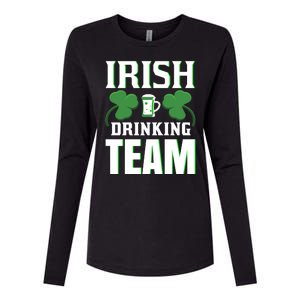 Irish Drinking Team Womens Cotton Relaxed Long Sleeve T-Shirt