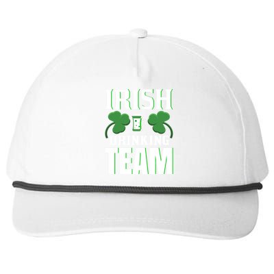 Irish Drinking Team Snapback Five-Panel Rope Hat