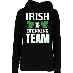 Irish Drinking Team Womens Funnel Neck Pullover Hood