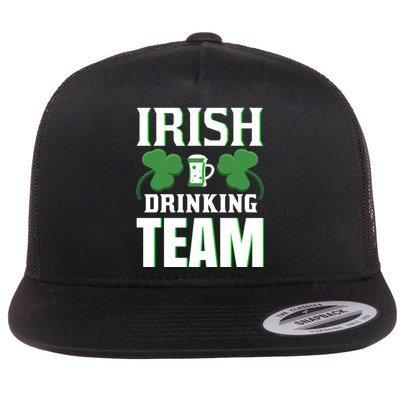 Irish Drinking Team Flat Bill Trucker Hat