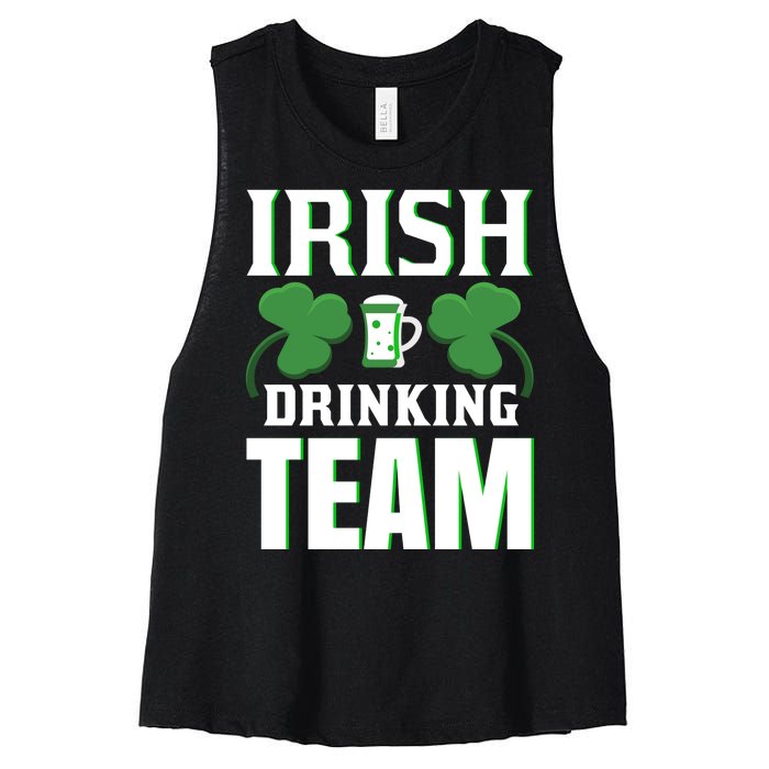 Irish Drinking Team Women's Racerback Cropped Tank