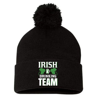 Irish Drinking Team Pom Pom 12in Knit Beanie