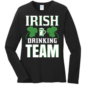 Irish Drinking Team Ladies Long Sleeve Shirt