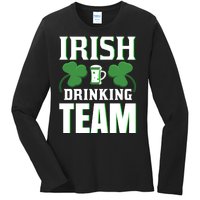 Irish Drinking Team Ladies Long Sleeve Shirt