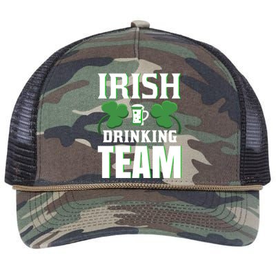 Irish Drinking Team Retro Rope Trucker Hat Cap