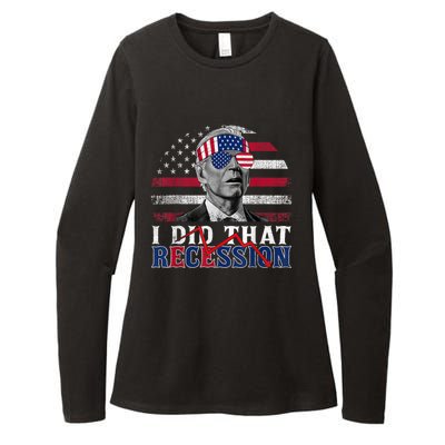 I Did That Biden Recession Funny Anti Biden Womens CVC Long Sleeve Shirt