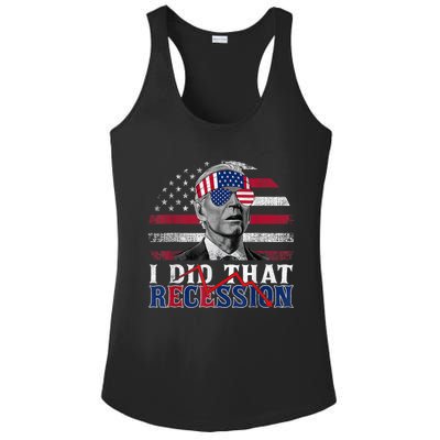 I Did That Biden Recession Funny Anti Biden Ladies PosiCharge Competitor Racerback Tank