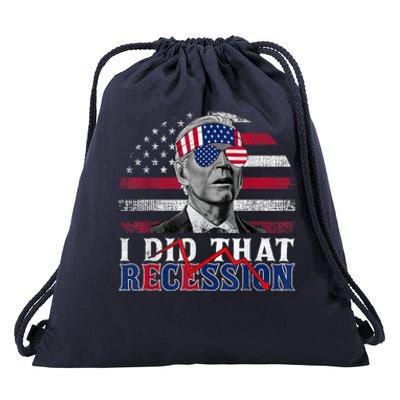 I Did That Biden Recession Funny Anti Biden Drawstring Bag