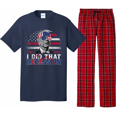 I Did That Biden Recession Funny Anti Biden Pajama Set