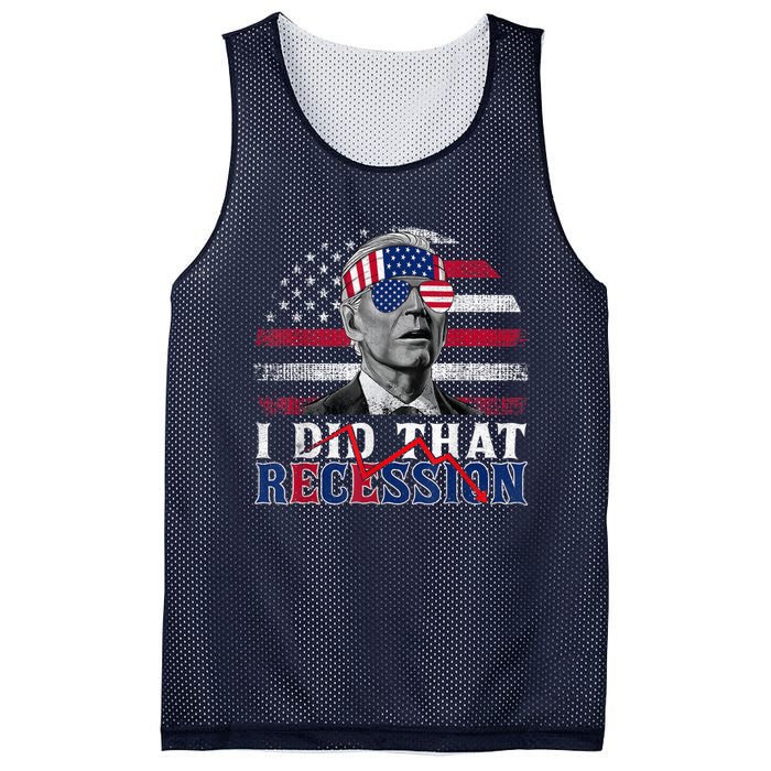 I Did That Biden Recession Funny Anti Biden Mesh Reversible Basketball Jersey Tank