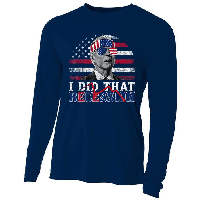 I Did That Biden Recession Funny Anti Biden Cooling Performance Long Sleeve Crew