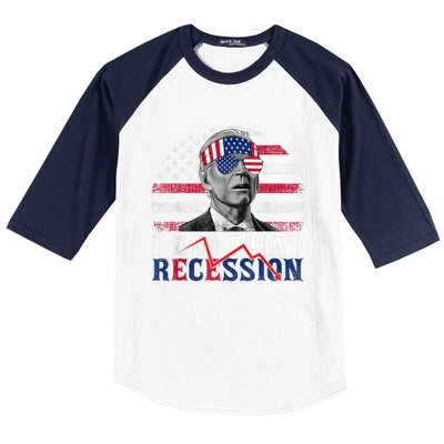 I Did That Biden Recession Funny Anti Biden Baseball Sleeve Shirt