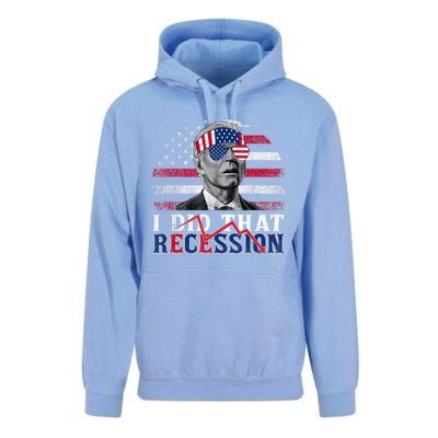 I Did That Biden Recession Funny Anti Biden Unisex Surf Hoodie