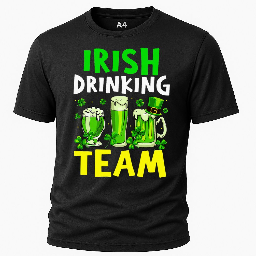 Irish Drinking Team Beer Day Happy Saint Patrick day Cooling Performance Crew T-Shirt