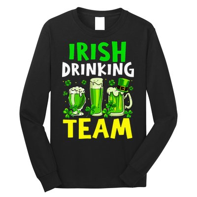 Irish Drinking Team Beer Day Happy Saint Patrick day Long Sleeve Shirt