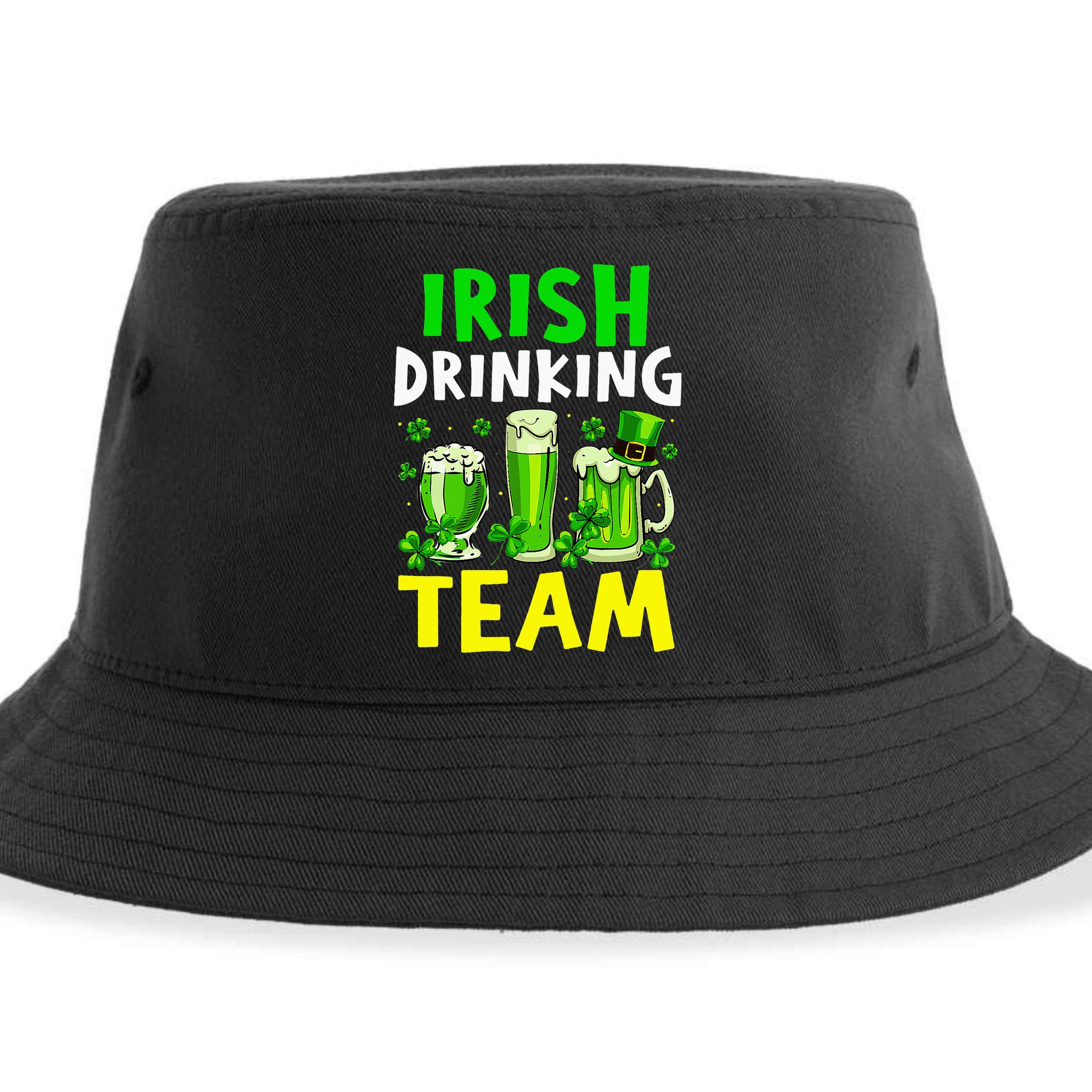 Irish Drinking Team Beer Day Happy Saint Patrick day Sustainable Bucket Hat