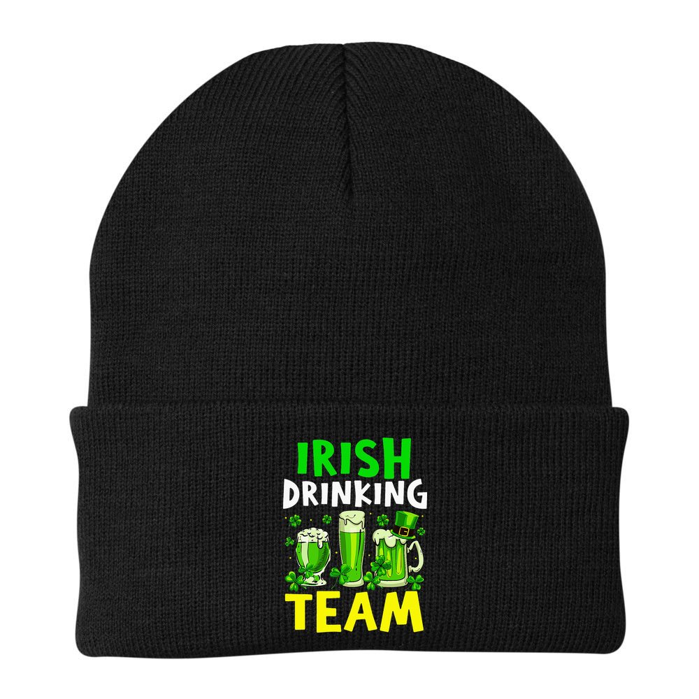 Irish Drinking Team Beer Day Happy Saint Patrick day Beanie