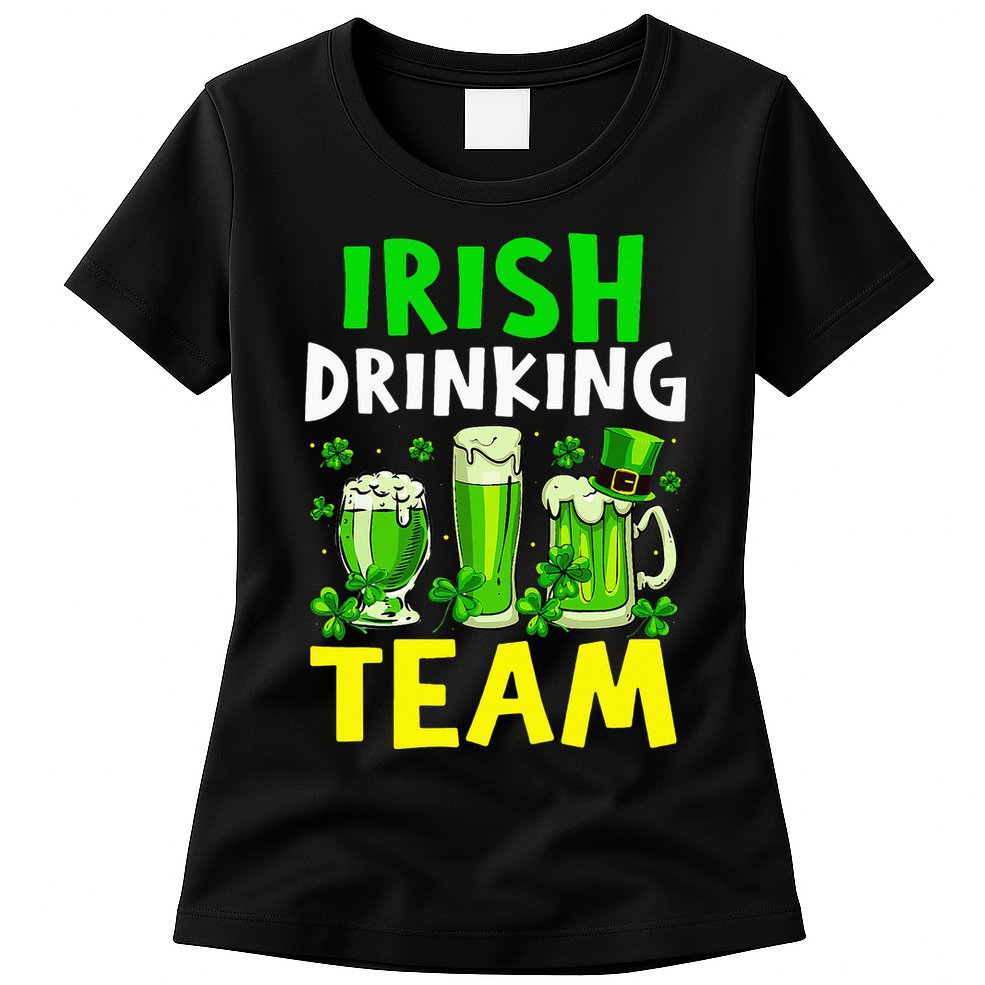 Irish Drinking Team Beer Day Happy Saint Patrick day Womens T-Shirt