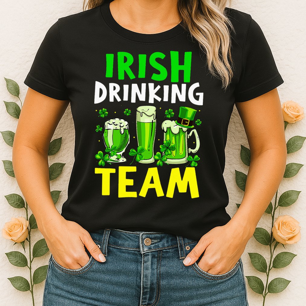 Irish Drinking Team Beer Day Happy Saint Patrick day Womens T-Shirt
