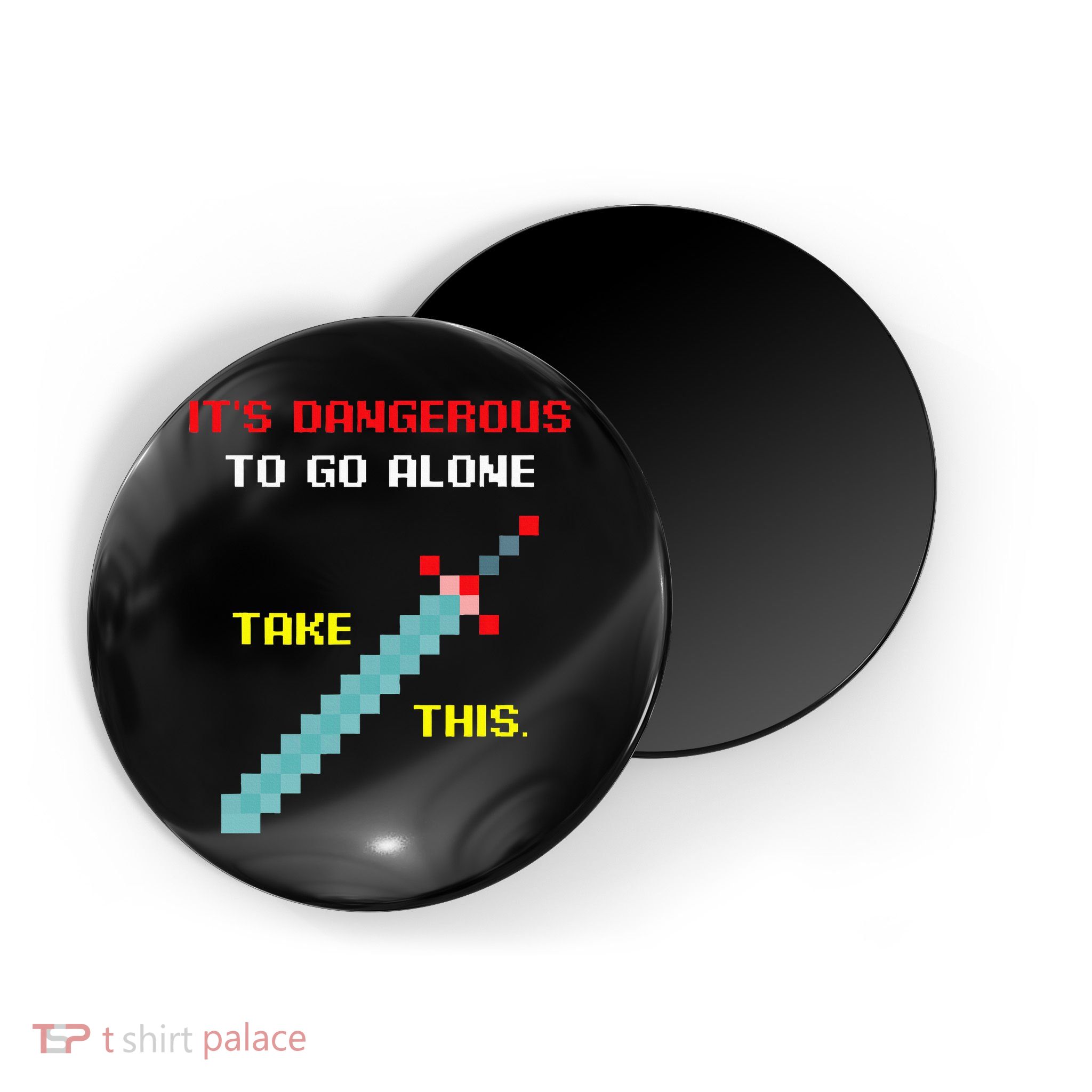 Its Dangerous To Go Alone Funny Gamer Video Game Magnet