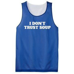 I Don't Trust Soup Mesh Reversible Basketball Jersey Tank